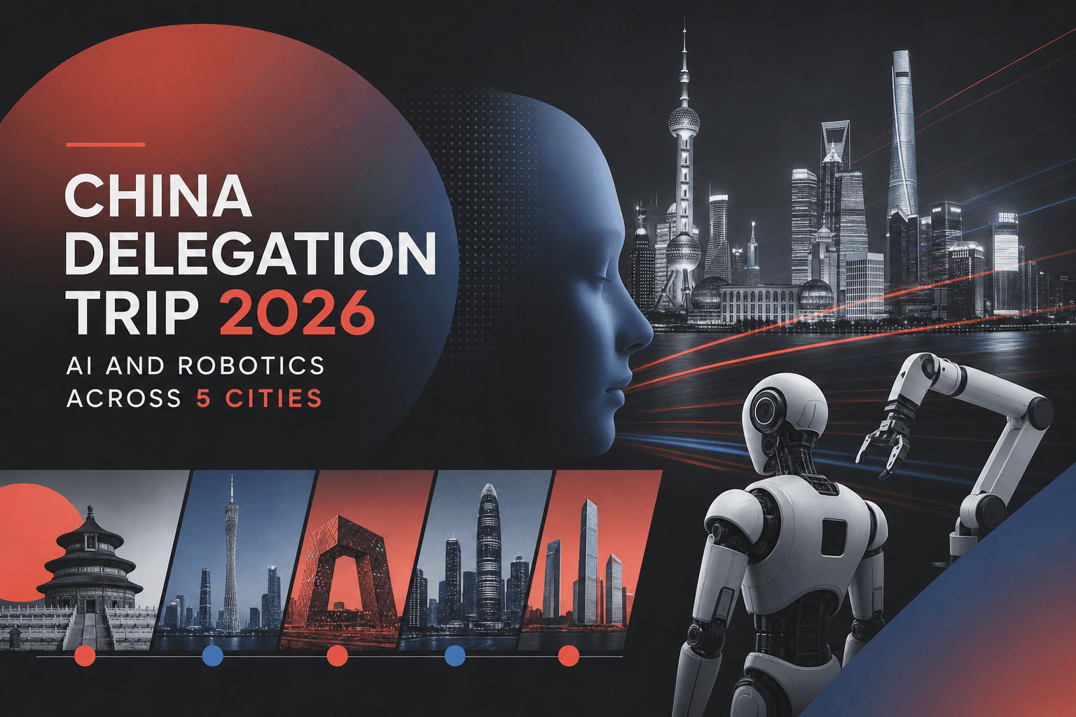 China delegation trip 2026: AI and robotics across 5 cities