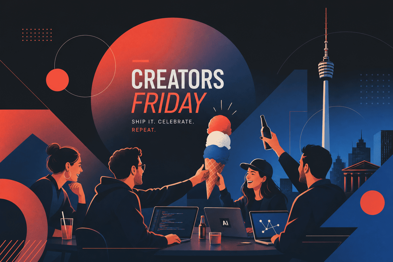 CREATORS Friday is back: bring your laptop, grab the ice cream