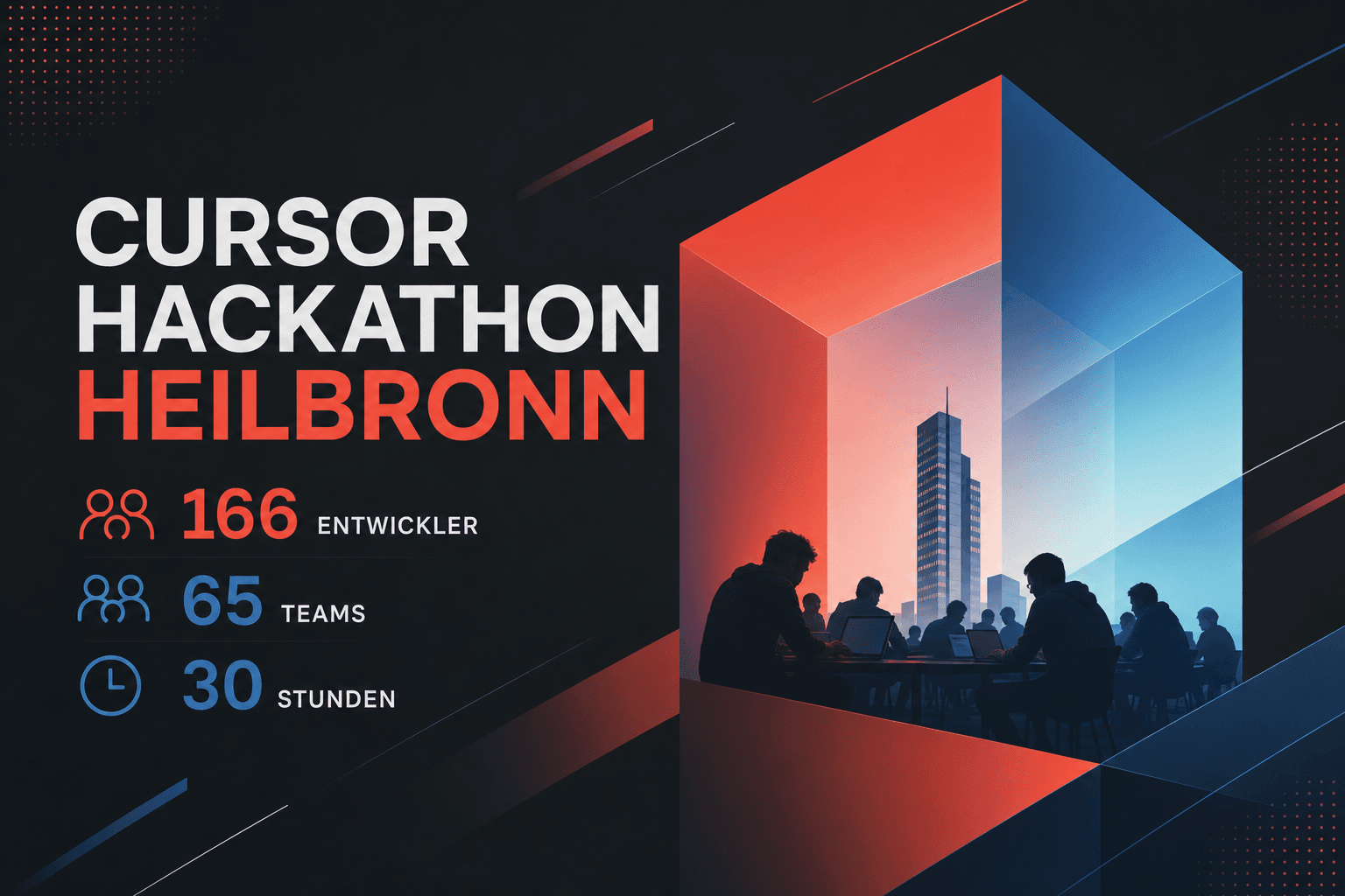 Cursor Hackathon Heilbronn: 166 Entwickler, 65 Teams, 30 Stunden